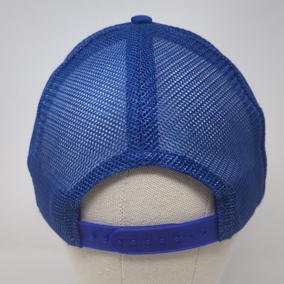 Allstate Snapback Trucker Hat Blue One Size Adjustable Lightweight Rope Capital - Picture 6 of 9